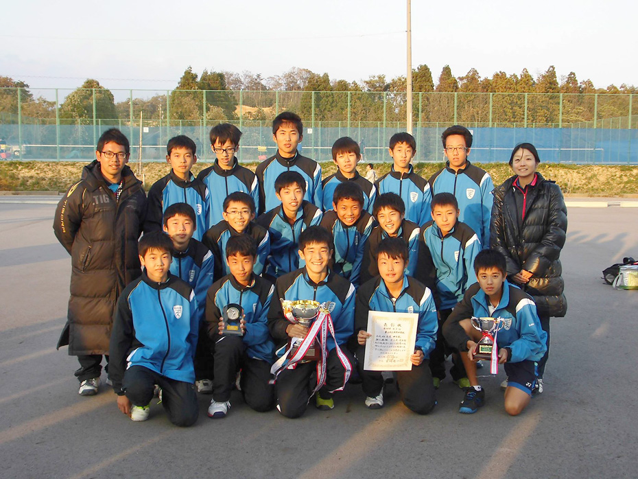 男子優勝富山県呉羽中学校